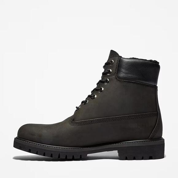 Timberland Premium TB1A2E2P001 Mens Black Leather 6-Inch Waterproof Boots DWA667 main image 12